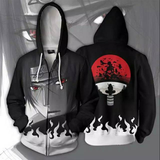 Itachi SWEATER FULL PRINT NARUTO UCHIHA ITACHI Jacket Shopee Philippines