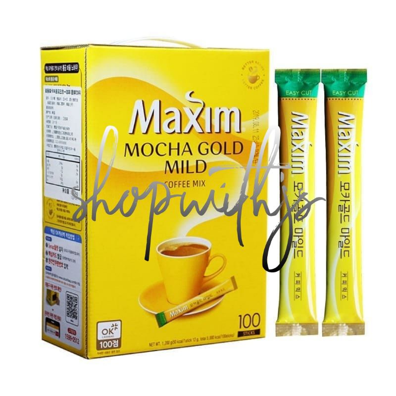 Maxim Mocha Gold Mild Coffee Mix Stick 10pcs | Shopee Philippines