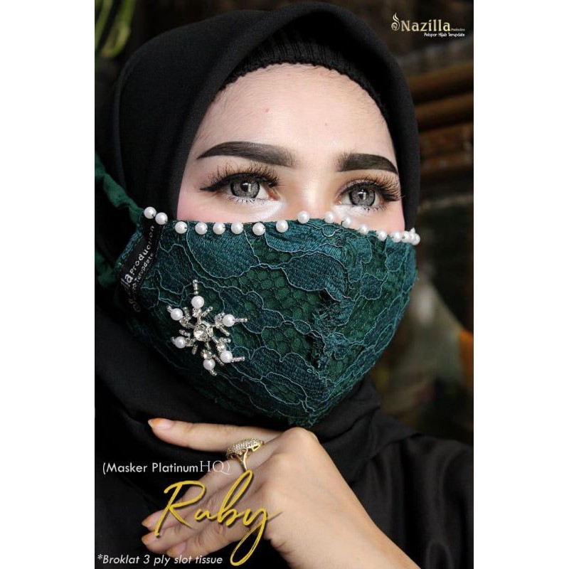 Original Ruby Platinum Hijab Mask | Shopee Philippines
