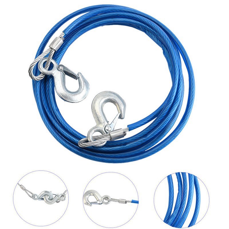 4m Steel Wire Trailer Emergency Traction Rope | Shopee Philippines