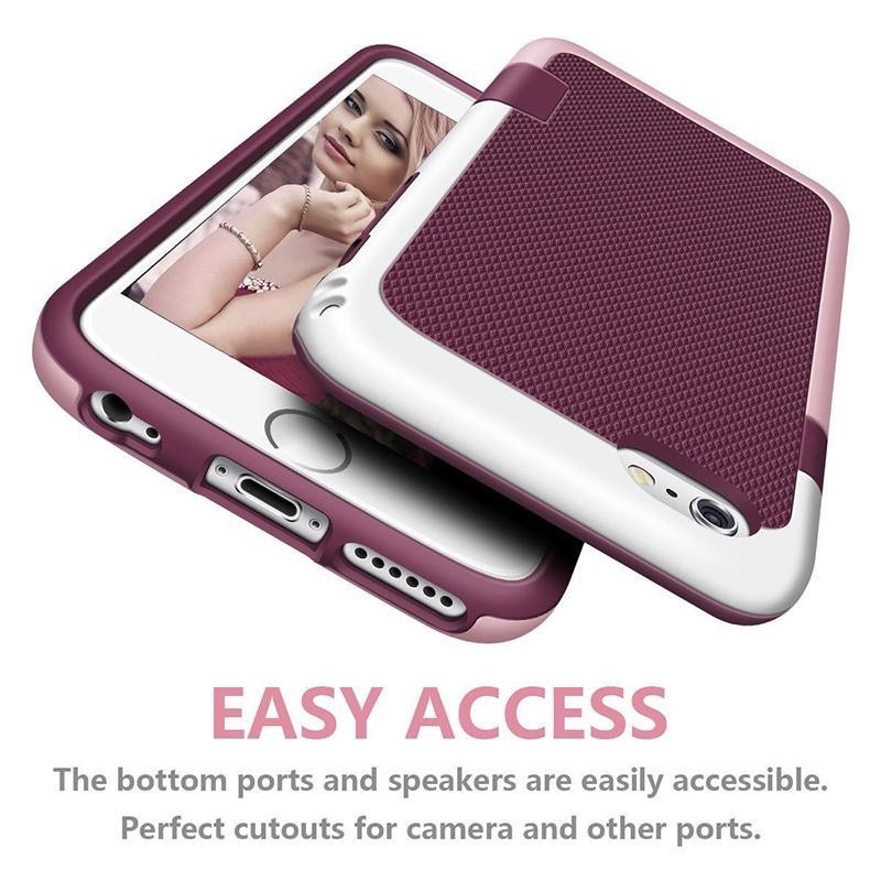 Shockproof Soft Rubber Silicone Phone Case iPhone X Xr Xs 11 Pro Max 6 ...