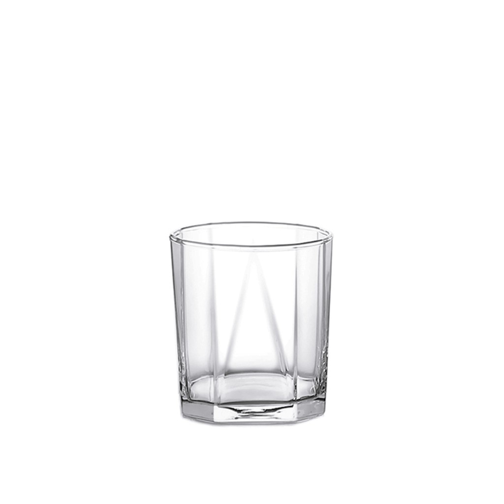 Ocean Glassware Pyramid Rock Whisky Brandy Drinking Glass 330 mL (Set ...