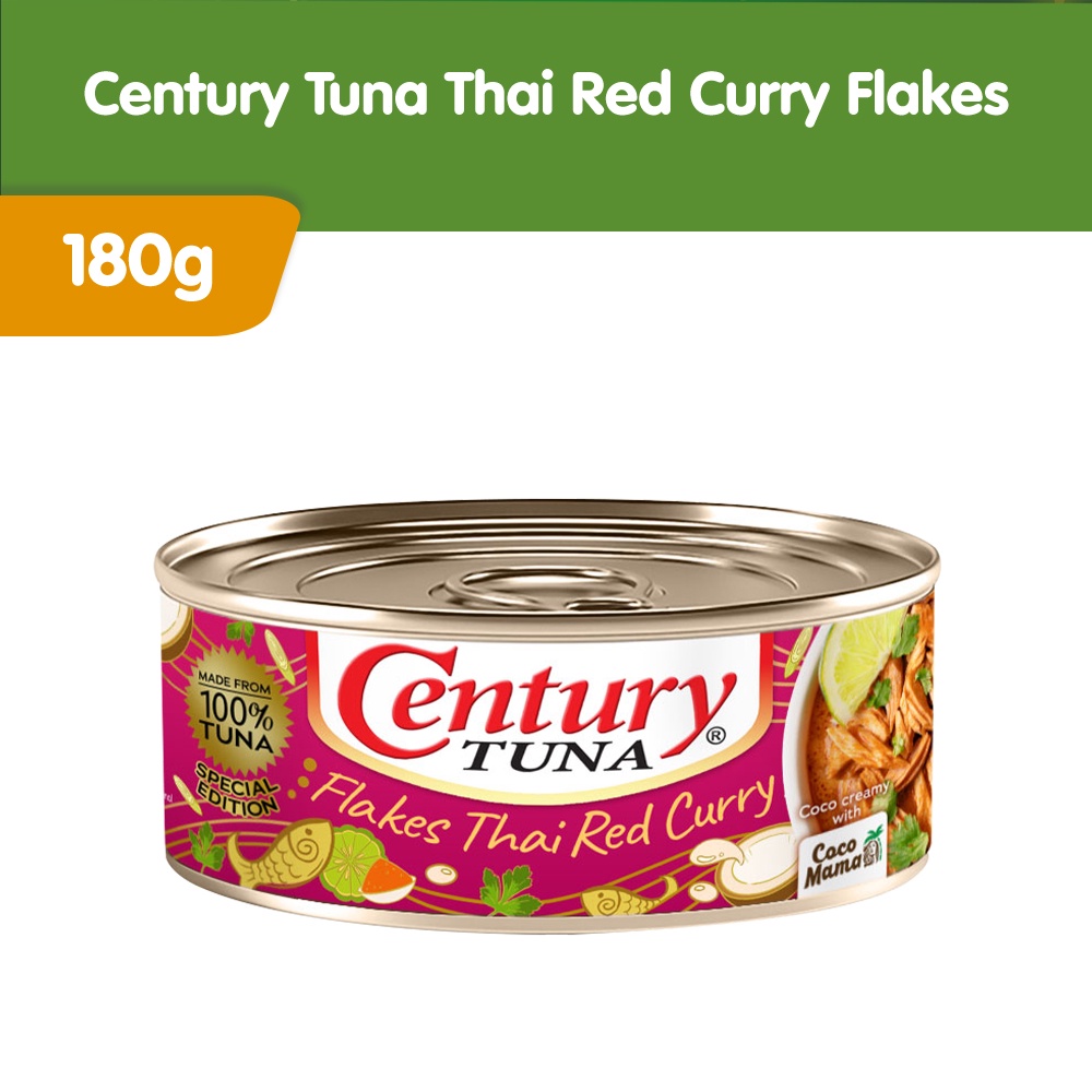 Century Tuna Thai Red Curry Flakes 180g