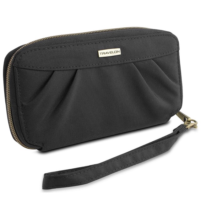 Travelon wristlet online wallet