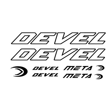 devel mountainbike frame design set vinyl cutout stickers | Shopee ...