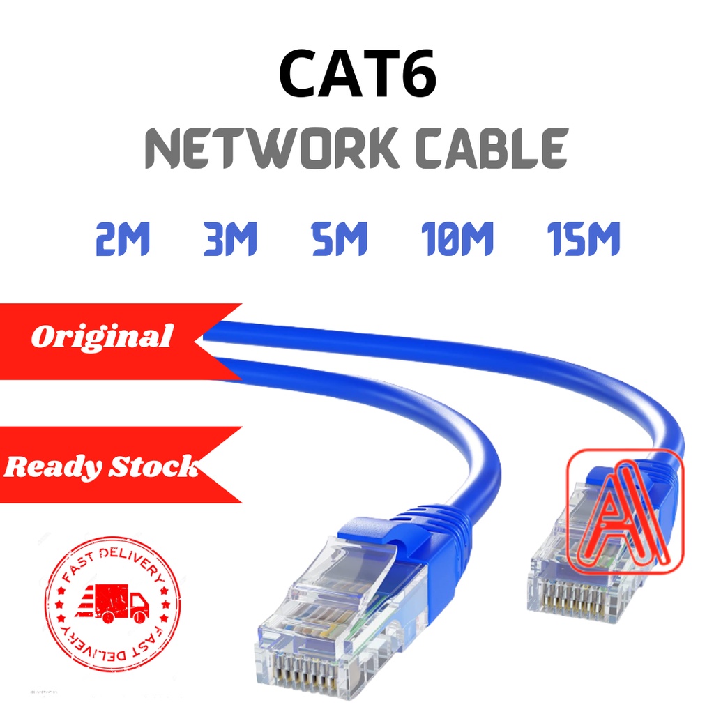 ACM High Quality High Speed Cat6 Ethernet Flat Cable RJ45 Network Cord ...