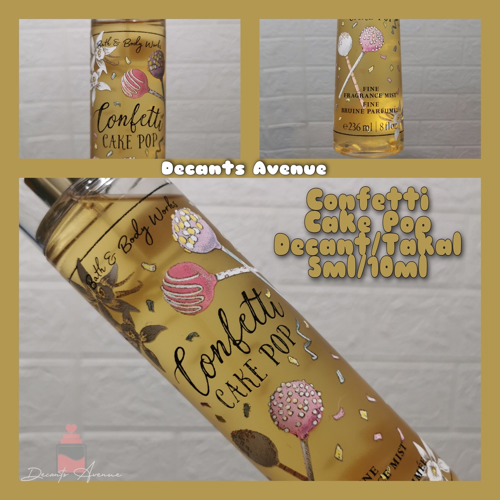 Confetti Cake Pop Bath And Body Works 1mL 3mL 5mL 10mL Shopee