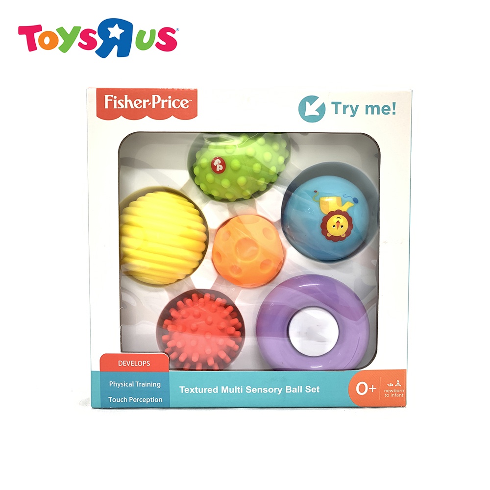Fisher Price Textured Multi Sensory Ball Set | Shopee Philippines
