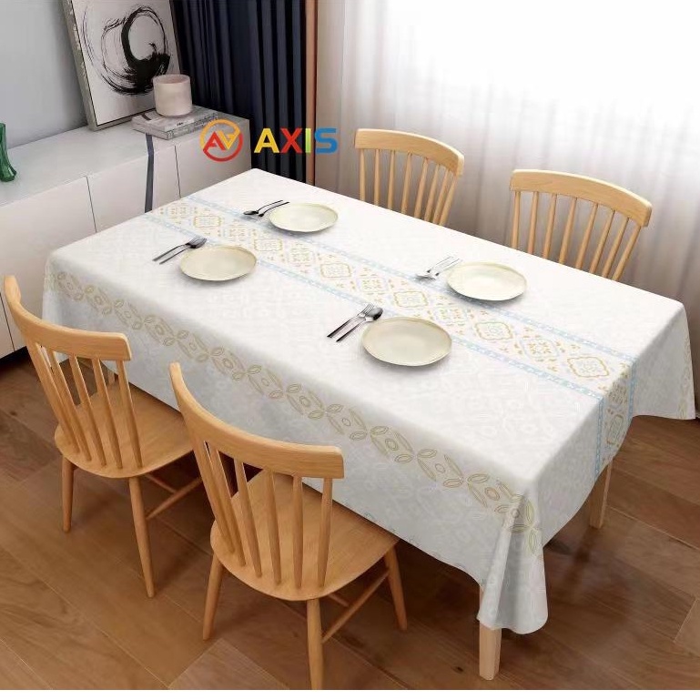 MANTEL/Vinyl Tablecloth Pvc Waterproof Antifouling Cover Outdoor Dining ...