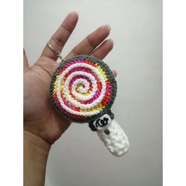 Crocheted candy bong v1 (keychain) Shopee Philippines