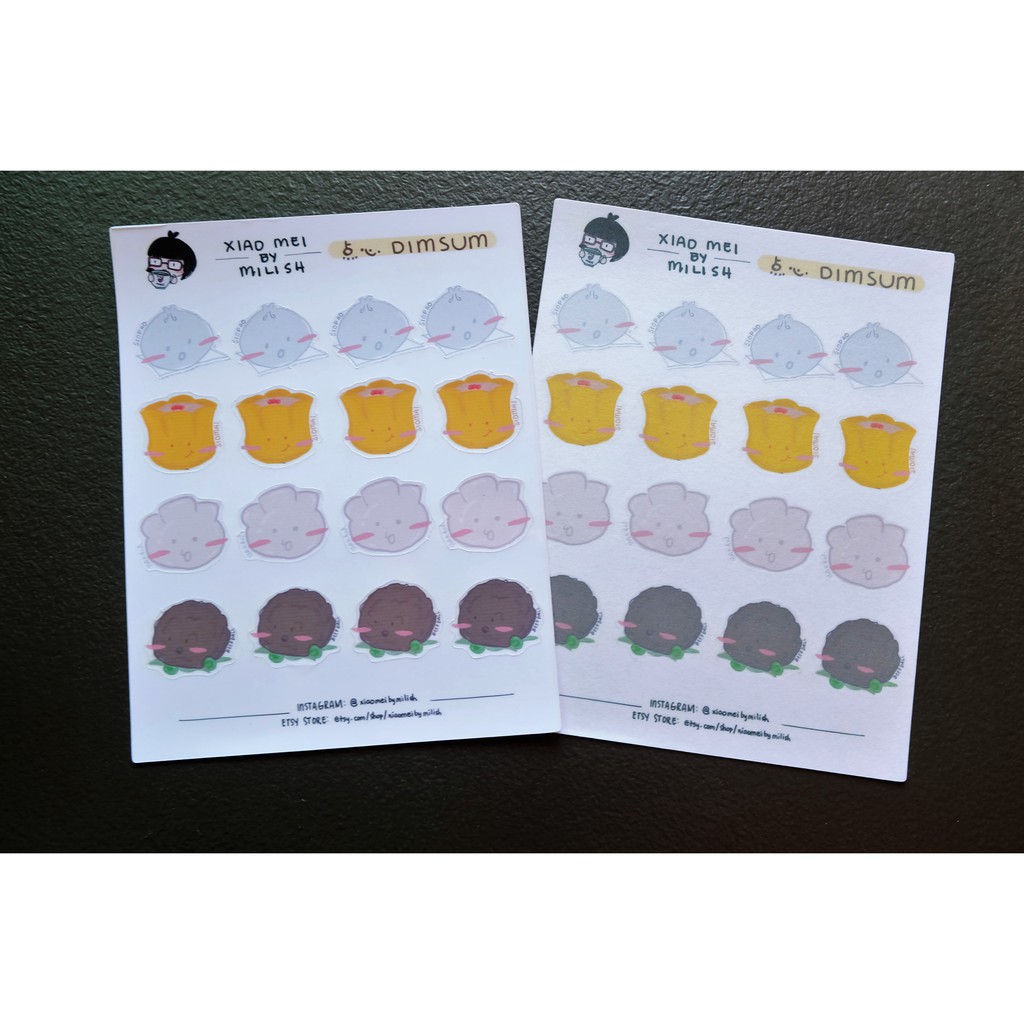 Dimsum and Friends Journal Sticker Sheet| Sticker Sheet | Chinese ...