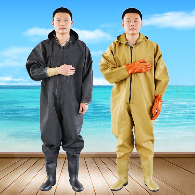Onepiece water pants, water pants, leather fork, full body digging