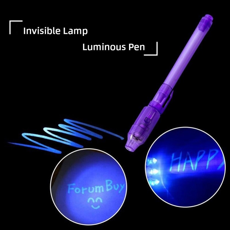 1pcs Multifunctional Anti-counterfeiting Uv Invisible Ink Lamp Pen Big ...