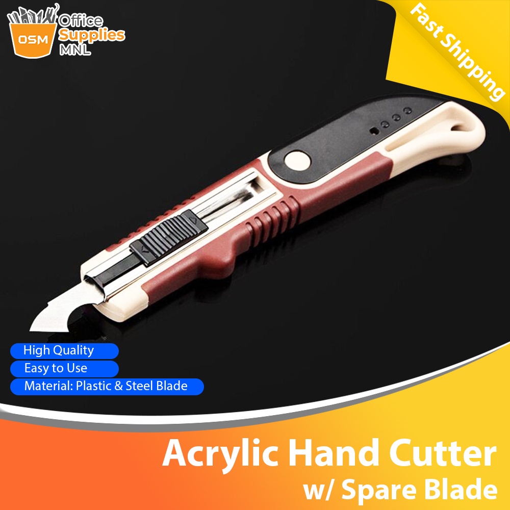 Heavy Duty Acrylic Plastic Cutter & Spare Blades