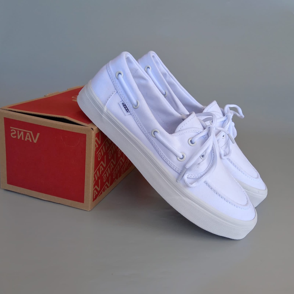 Vans Zapato Japato Shoes Full All True White Putih Polos Import