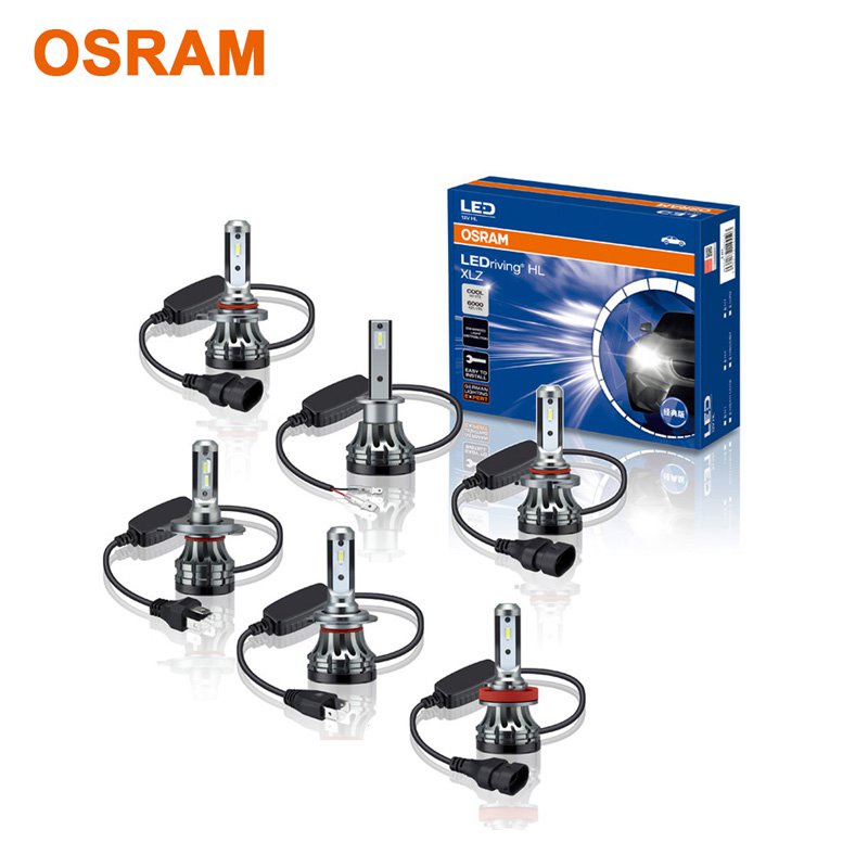 2X OSRAM LED 12V 18W 6000K H7 H4 H1 H8 H11 H16 HB3 HB4 9012 HIR2 XLZ