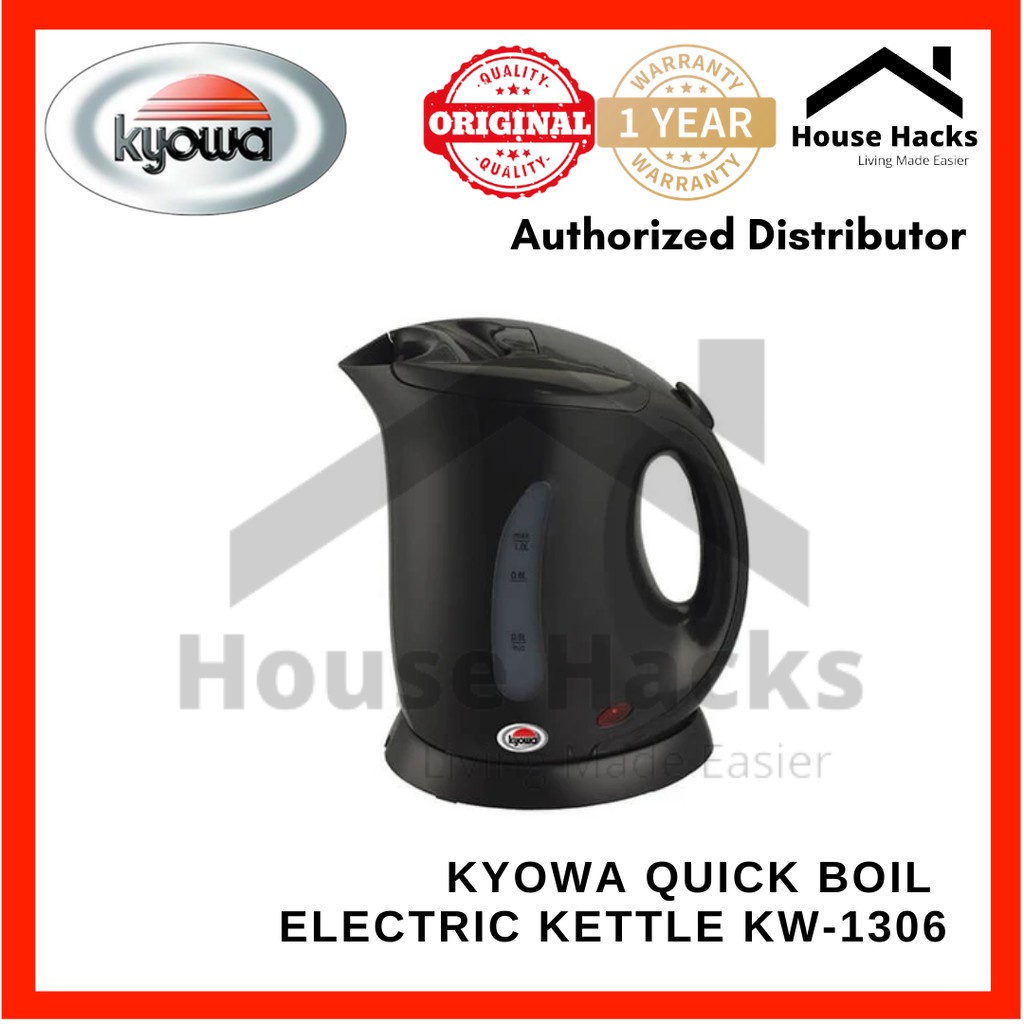 Kyowa Quick Boil Electric Kettle with Heat Resistant Housing KW1306