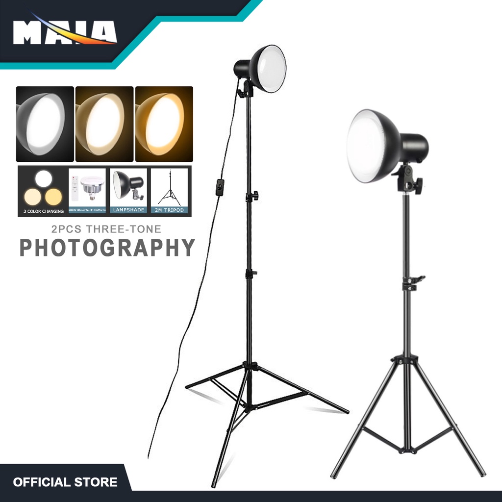 MAIA 2PCS Photography Spotlight Hair Special Led Indoor Live Broadcast