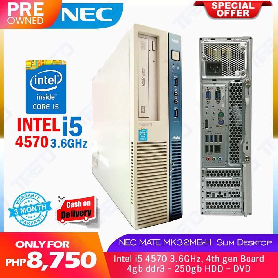 ☆NEC Mate JML-E Core i5-2400S 4GB Win10 NEC / Mate JML-E Core i5 4GB HDD 250GB