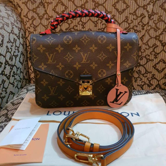 Louis Vuitton Monogram Braided Pochette Metis