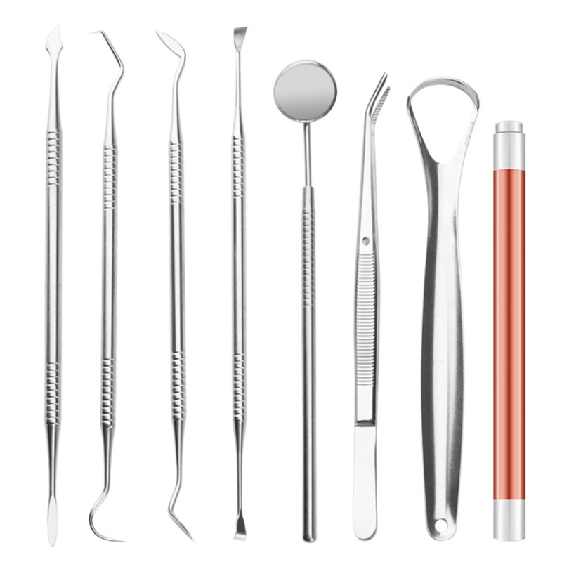 Oral Hygiene Tools Dental Care Set Dental Stainless Steel Dental Plaque ...