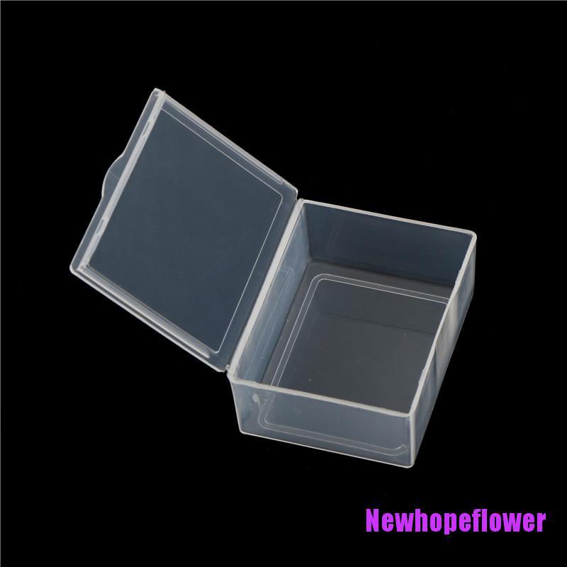 CKFR Practical Mini Jewelry Organizer Transparent Plastic Name Card