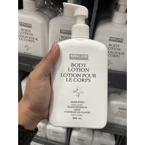 KIRKLAND SIGNATURE BODY LOTION (LOTION POUR LE CORPS) 650ML Shopee