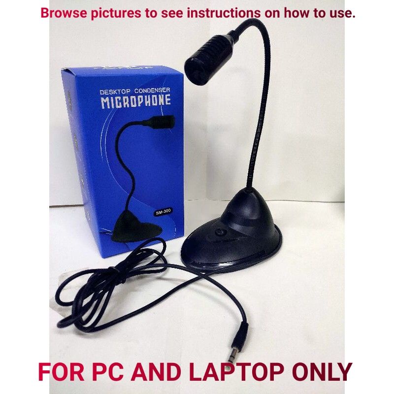 COMPUTER/LAPTOP MICROPHONE SM300 | Shopee Philippines
