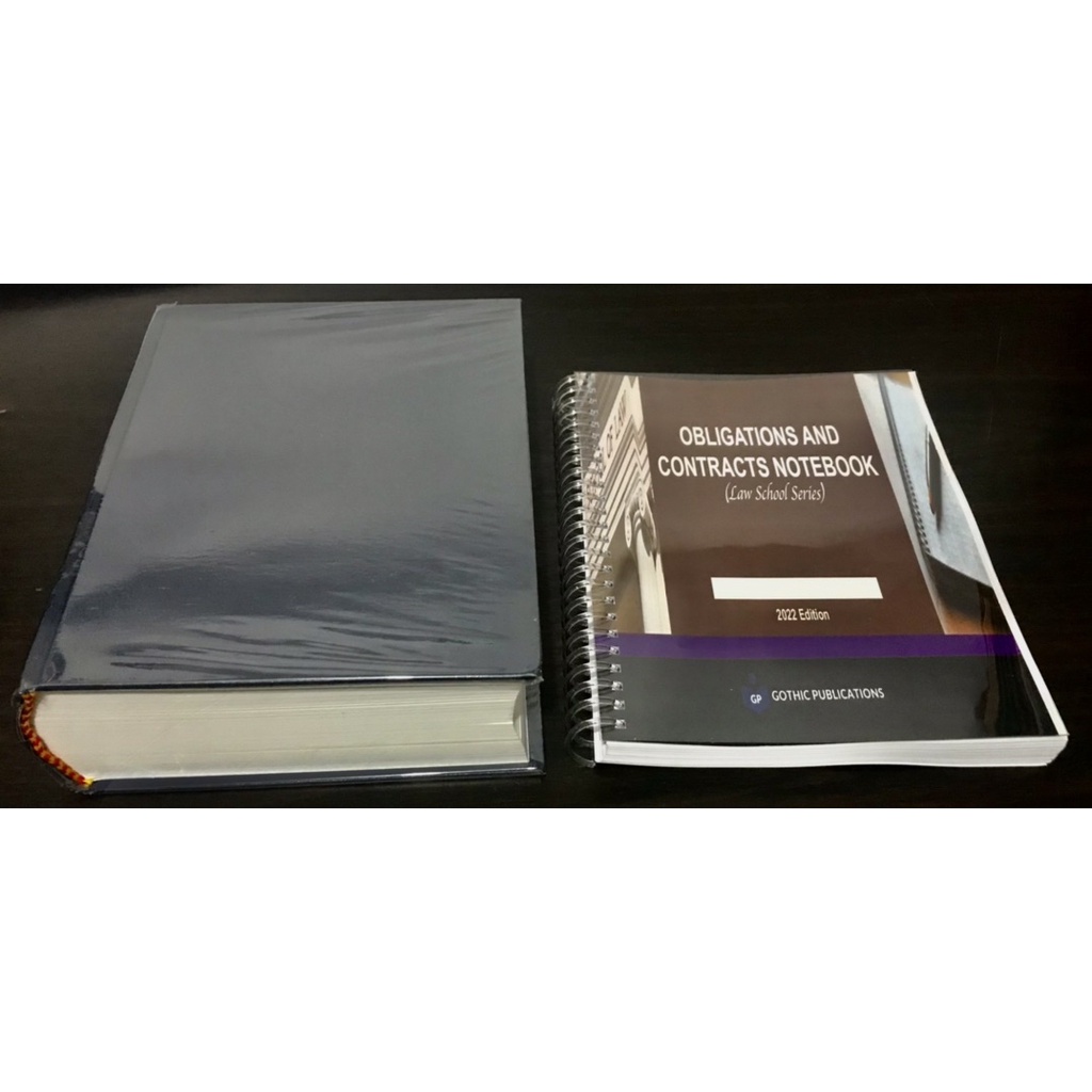 (Codal-Law School) Obligations and Contracts Notebook | Shopee Philippines