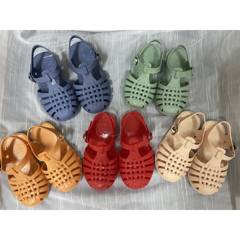 New Korean style baby sandals soft bottom jelly shoes girls hole