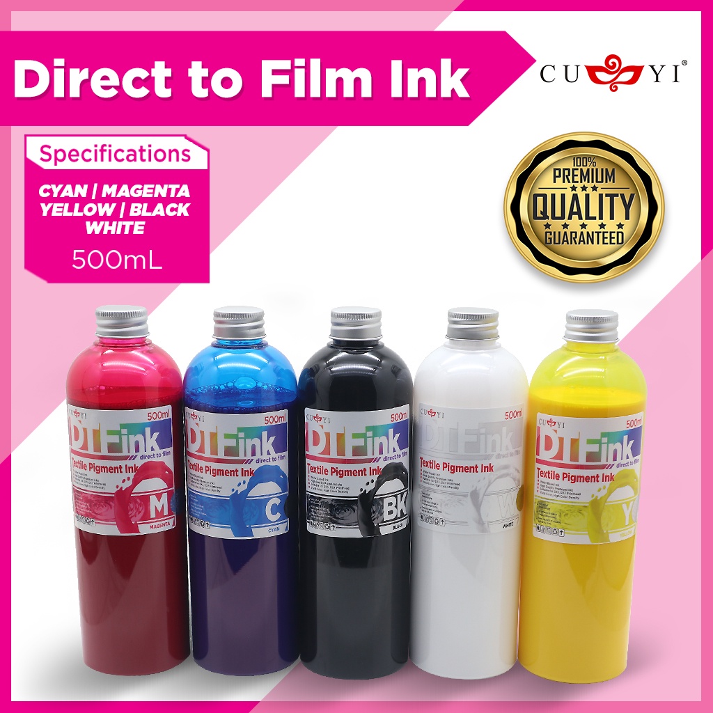 Premium DTF Ink - 500 mL, Direct to Film Ink