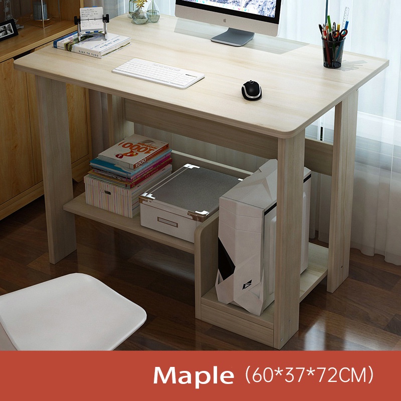 Computer Desk Laptop Table Storage Maple table | Shopee Philippines