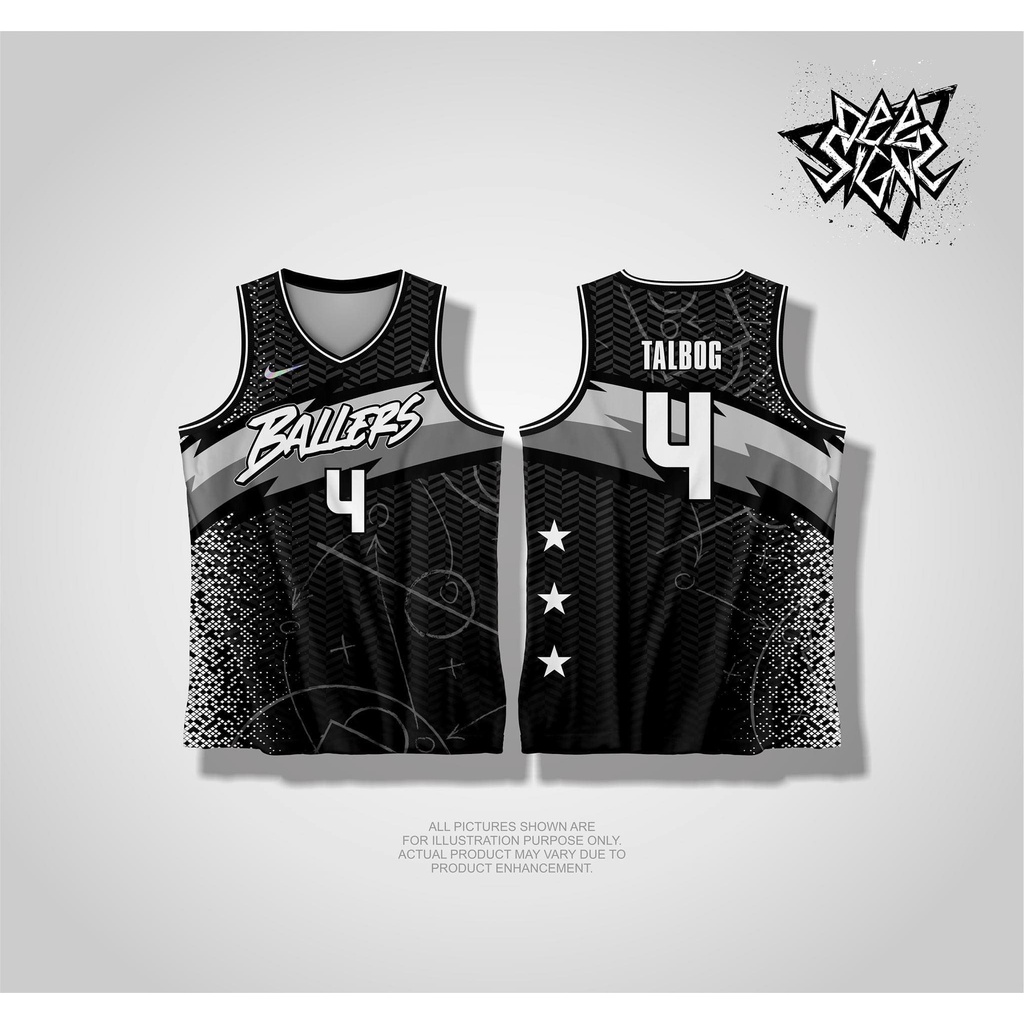 Basketball jersey design black best sale and white