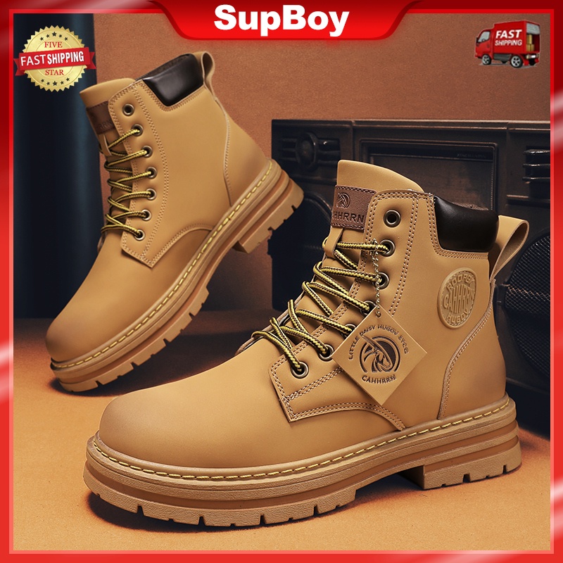 Dr Marten army men cowboy boots vintage leather shoes men Martin boots