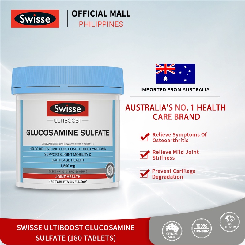 Swisse Ultiboost Glucosamine Sulfate Joint Cartilage Osteoarthritis