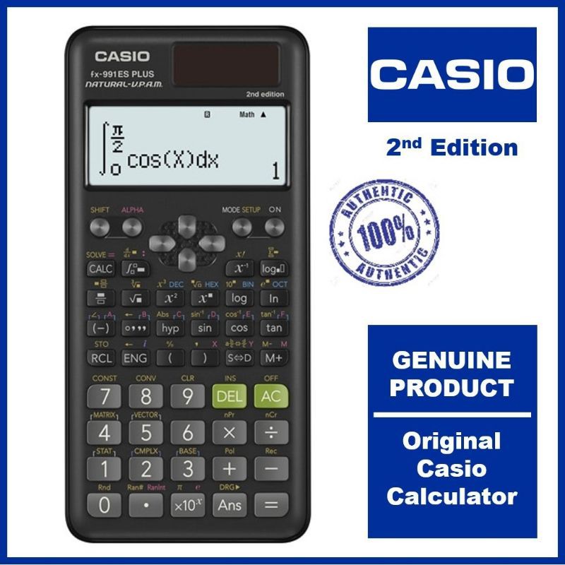 Casio scientific best sale calculator 2nd edition