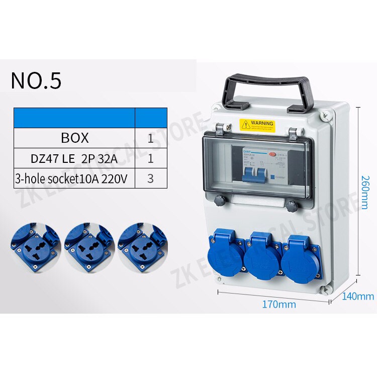 Socket Box Multipurpose Group Combine Outdoors Distribution Box 16 32a ...