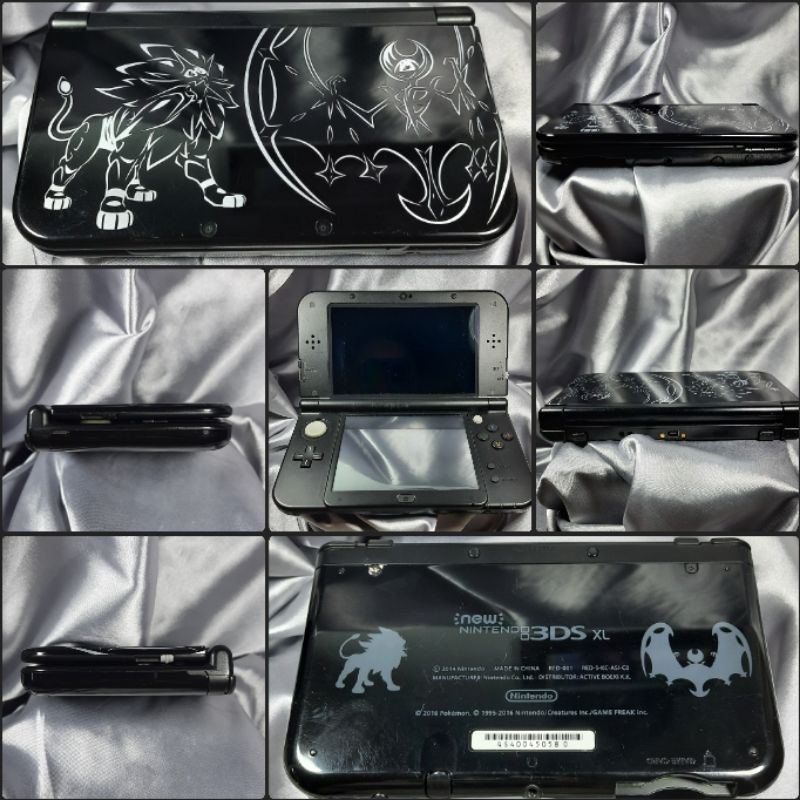 New Nintendo 3DS XL Solgaleo Lunala Black Edition Original Shopee