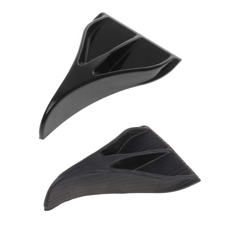 YO Universal Car Rear Bumper Lip Diffuser Shark Fins Spoiler Wing ...