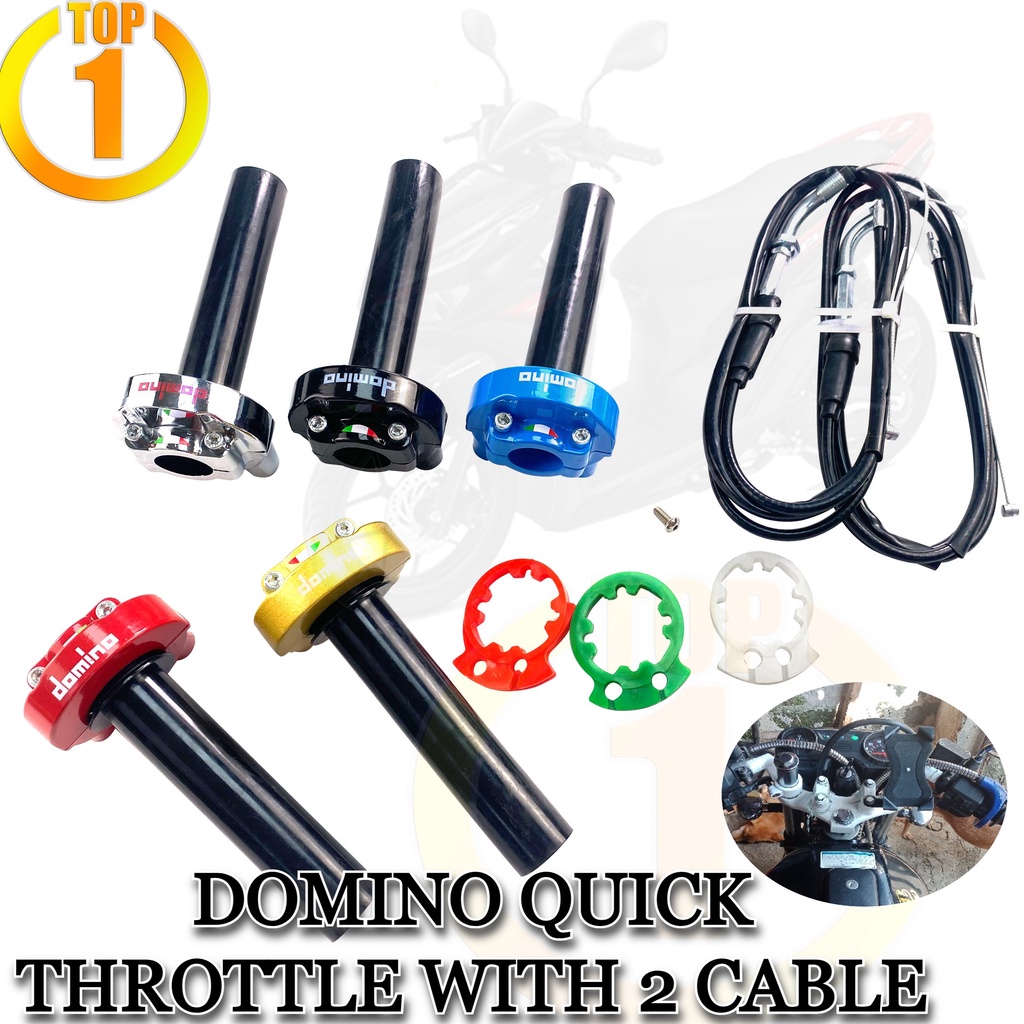 1 Set Domino Quick Throttle With 2 Cable Universal High Quality
