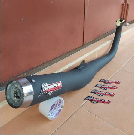 Standard Racing Exhaust Thailand Black Dop RX King Gaspol Racing ...