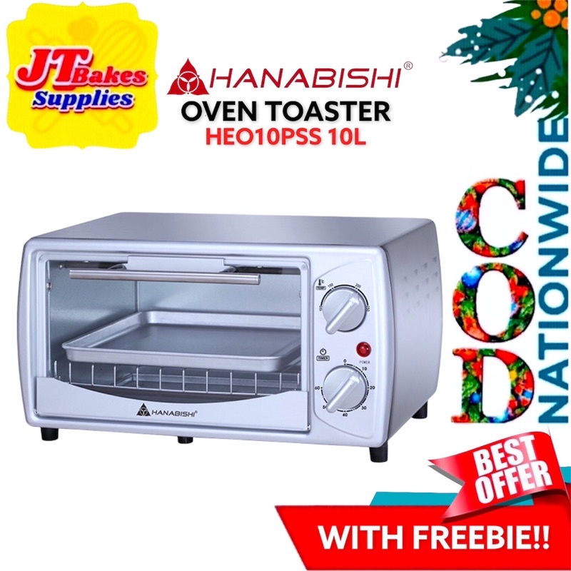 Hanabishi Oven Toaster HEO10PSS 10 Liters with Freebie Shopee Philippines
