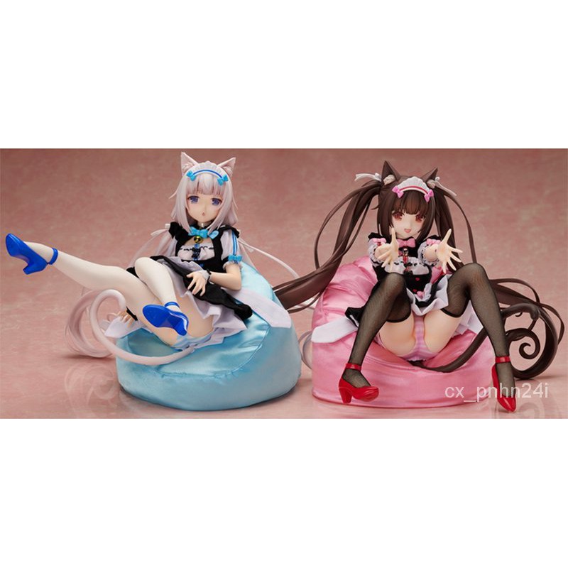 Native Binding Nekopara Chocola Vanilla 14 Scale Sexy Girl Pvc Action Figure Anime Real Clothes