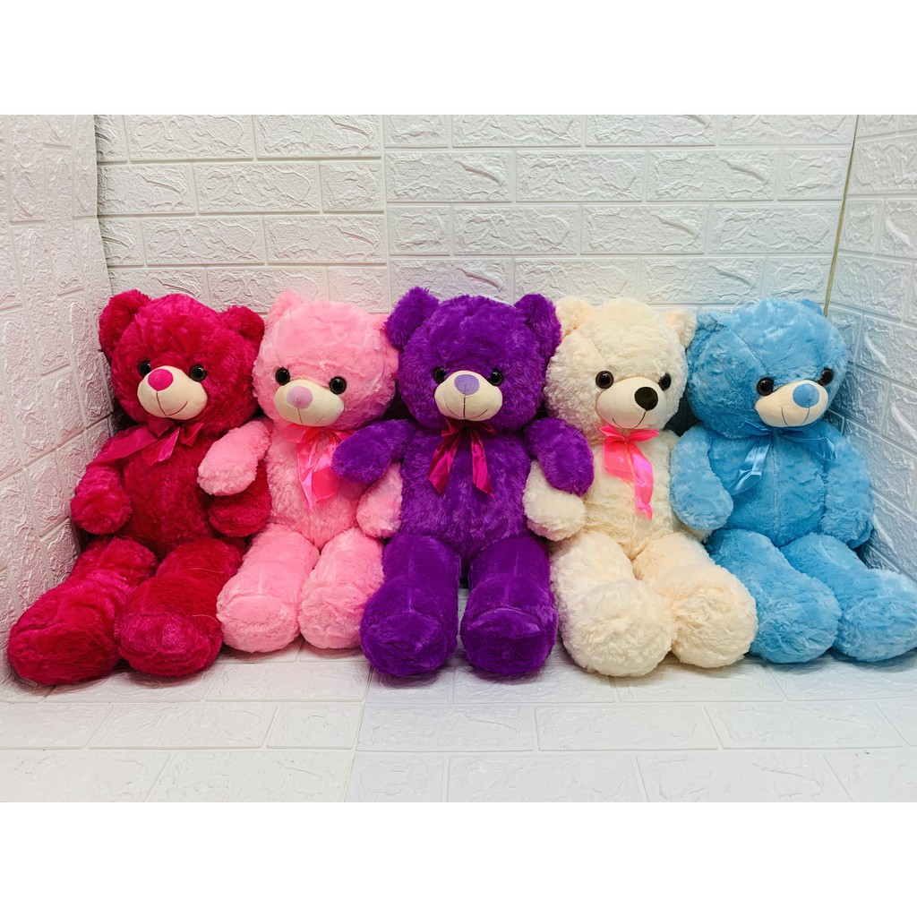 Huggable Teddy Bear with Ribbons Stuffed Toy | Shopee Philippines