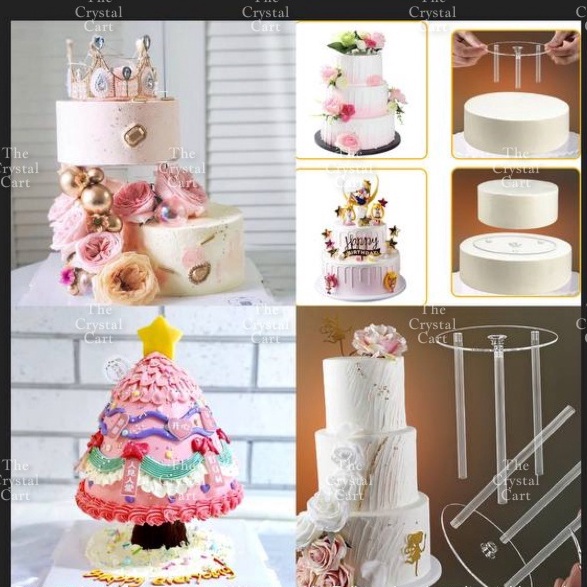 Multi-Layer Cake Support with Straw Pillars TCC | Shopee Philippines