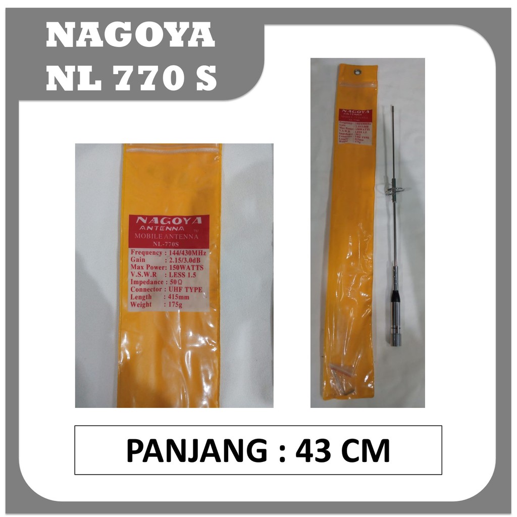 Nagoya NL770S Antenna, RIG NL 770 770S NL-770S NL770 NL-770 S Dual Band ...