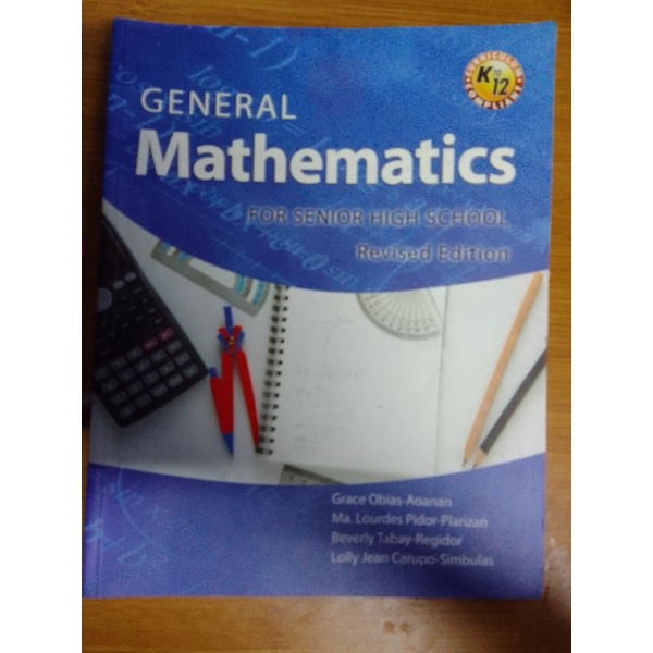 GENERAL MATHEMATICS (SECONDHAND BOOK) | Shopee Philippines