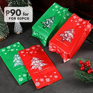 Huiran 50pcs Santa Christmas Tree Elk Pvc Bags Transparent Clear Gift Bag  For Christmas Gift Baking Candy Cookie Packaging Bags - Gift Boxes & Bags -  AliExpress