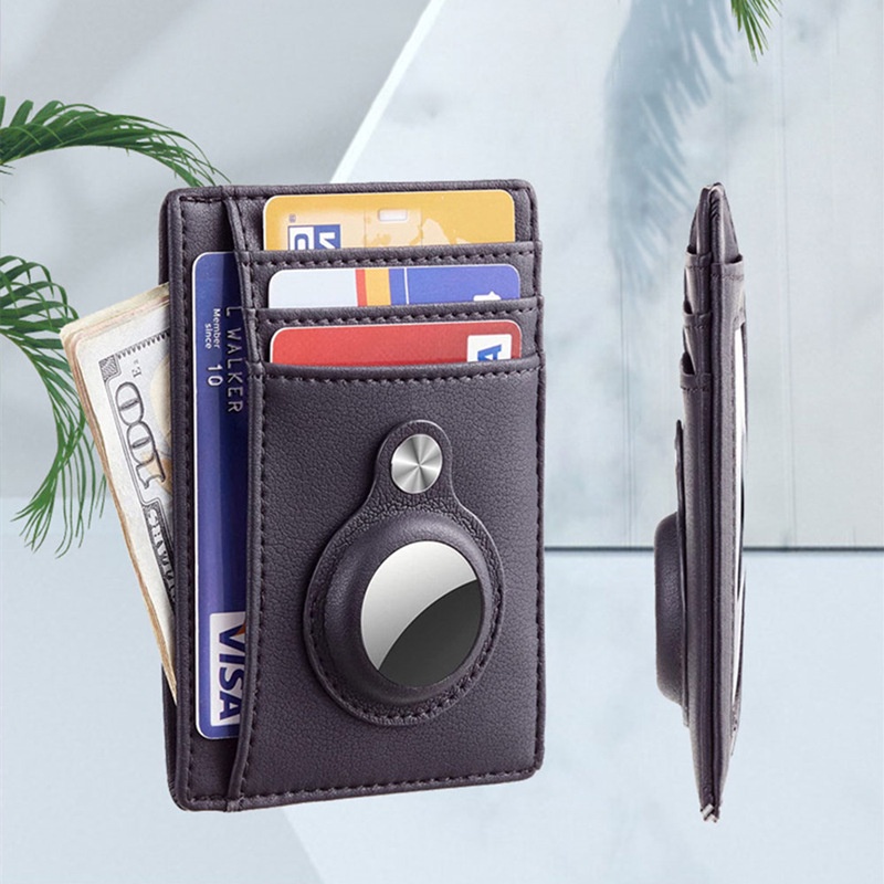 New RFID Airtag Wallet Slim Minimalist Credit Card Holder For AirTag ...