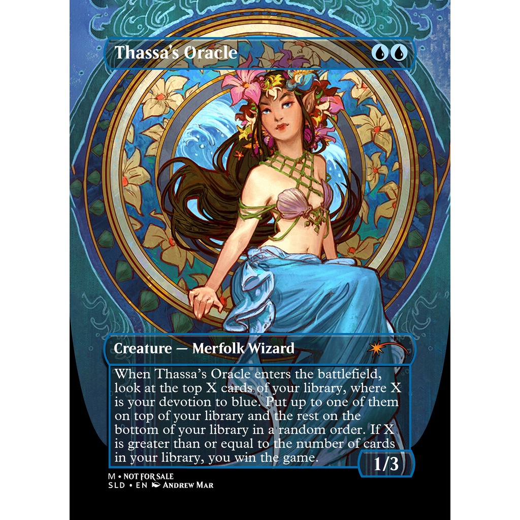 Custom Art Card - Thassa's Oracle (Showcase) | Shopee Philippines